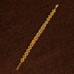 Casting Bracelet (D63) - Silver 925 & Gold Plated