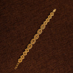 Casting Bracelet (D32) - Silver 925 & Gold Plated