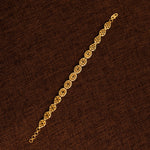 Casting Bracelet (D26) - Silver 925 & Gold Plated