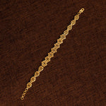 Casting Bracelet (D21) - Silver 925 & Gold Plated