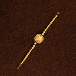 Frame Bracelet with Beads (D1) - Silver 925 & Gold Plated