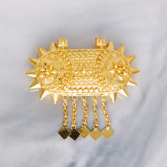 Traditional Hirz Pendant 10 - 925 Silver & 24K Gold Plated