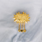 Traditional Hirz Pendant (D12) - Silver 925 & Gold Plated