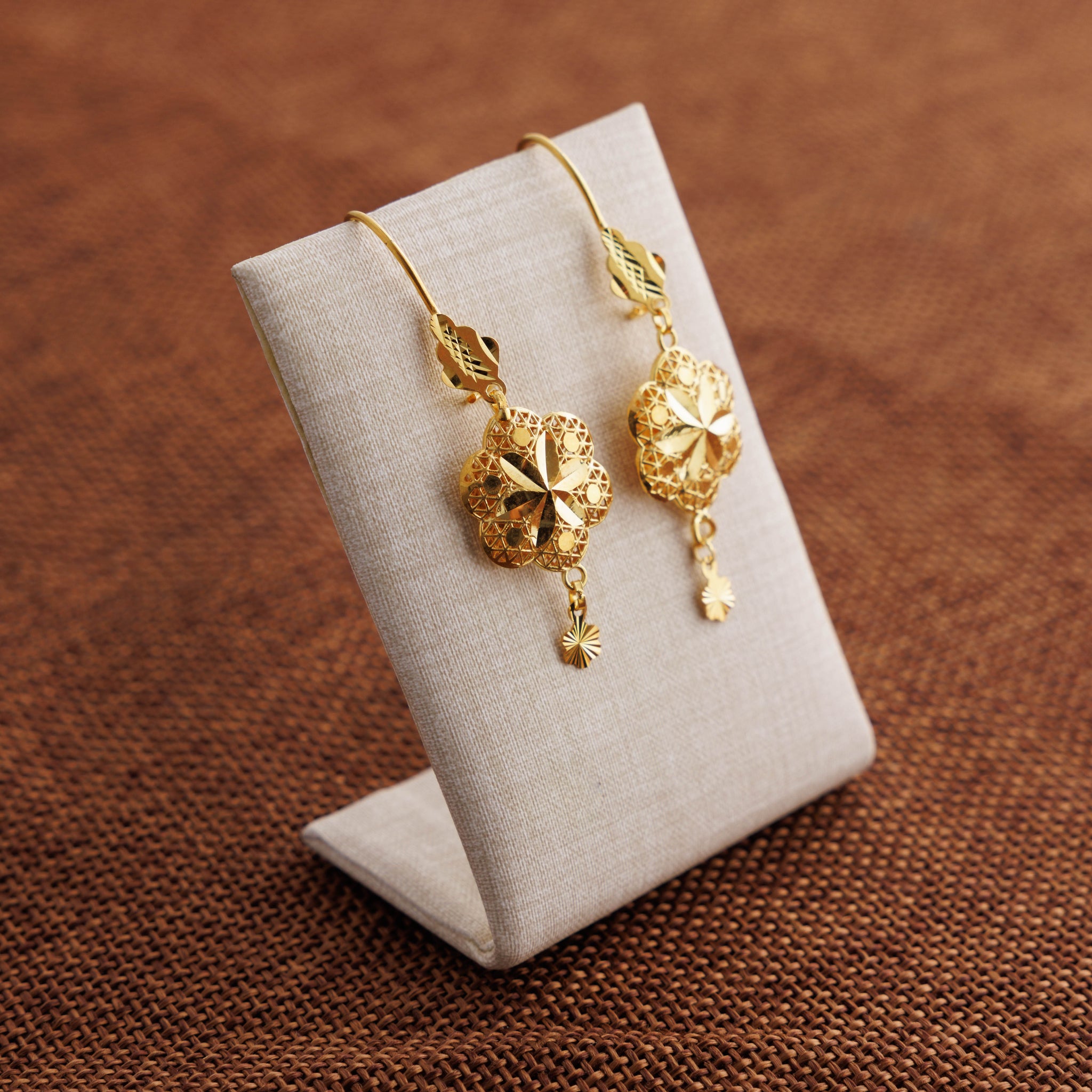 Clover Earrings (D1) - Silver 925 & Gold Plated