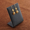 Kid's Sphere Earrings (D1) - Silver 925 & Gold Plated