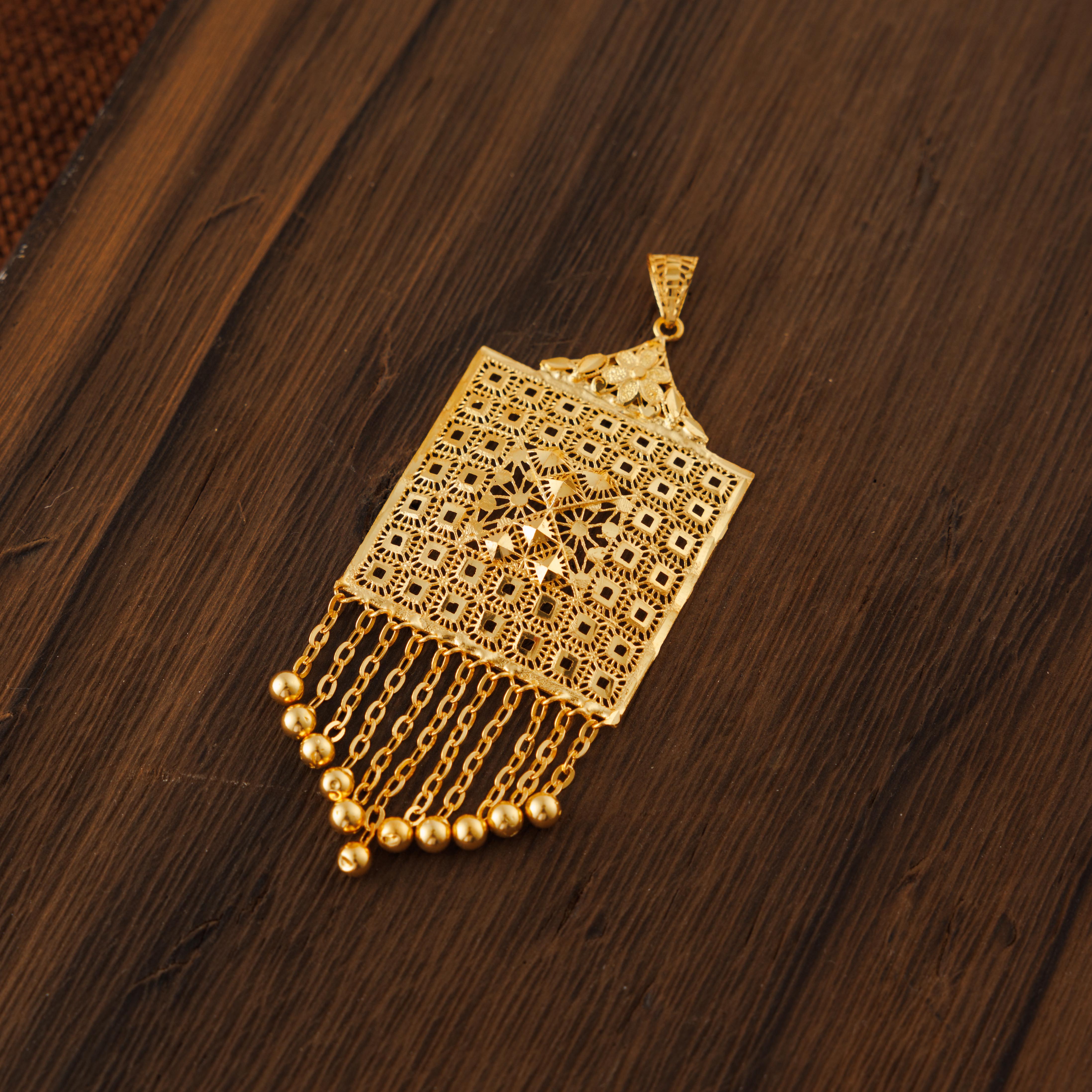 قلائد RP (D32) - فضة 925 ومطلية بالذهب