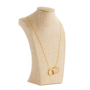 Choker Pendant (D54) - 925 Silver & 24K Gold Plated
