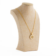 Choker Pendant (D33) - 925 Silver & 24K Gold Plated