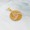 Zircon Pendant (D5) - Silver 925 & Gold Plated