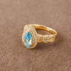 Fancy Ring (D3) - Silver 925 & Gold Plated