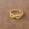 Zircon Ring (D1) - Silver 925 & Gold Plated