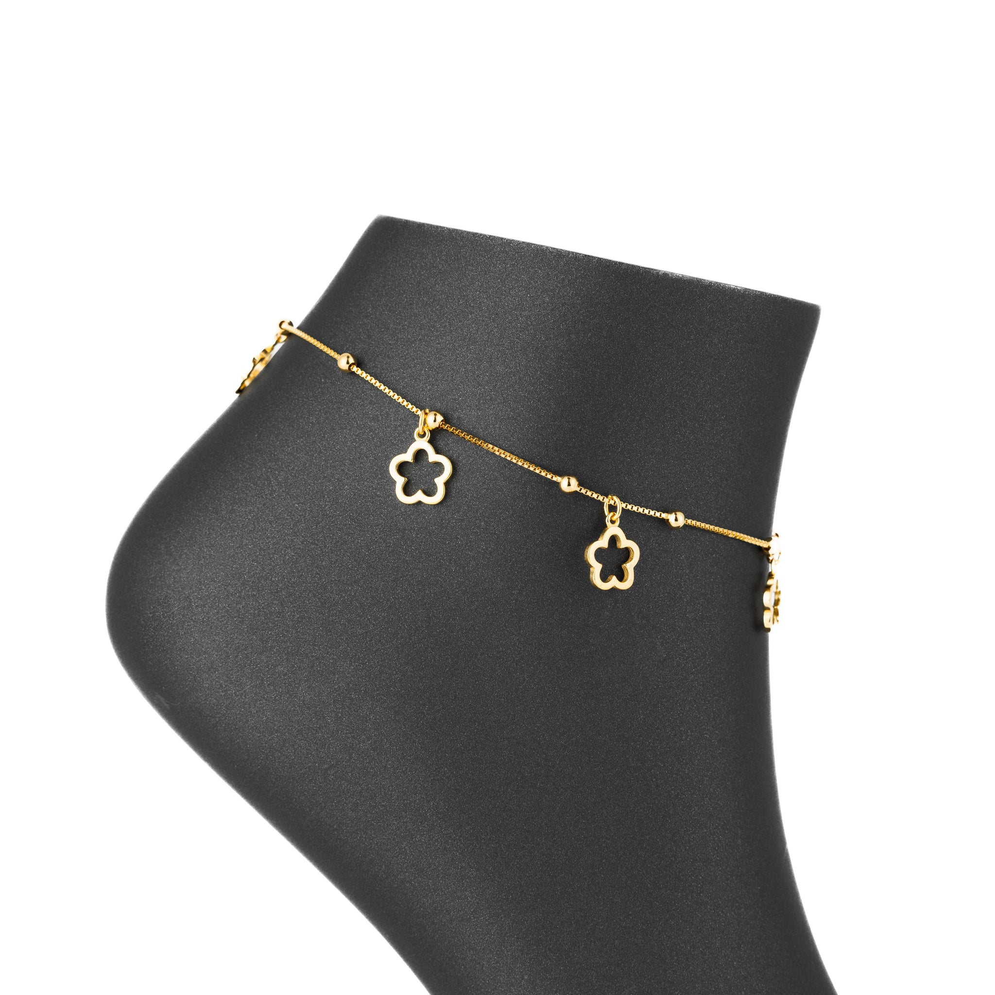 Anklet (D20) - Silver 925 & Gold Plated