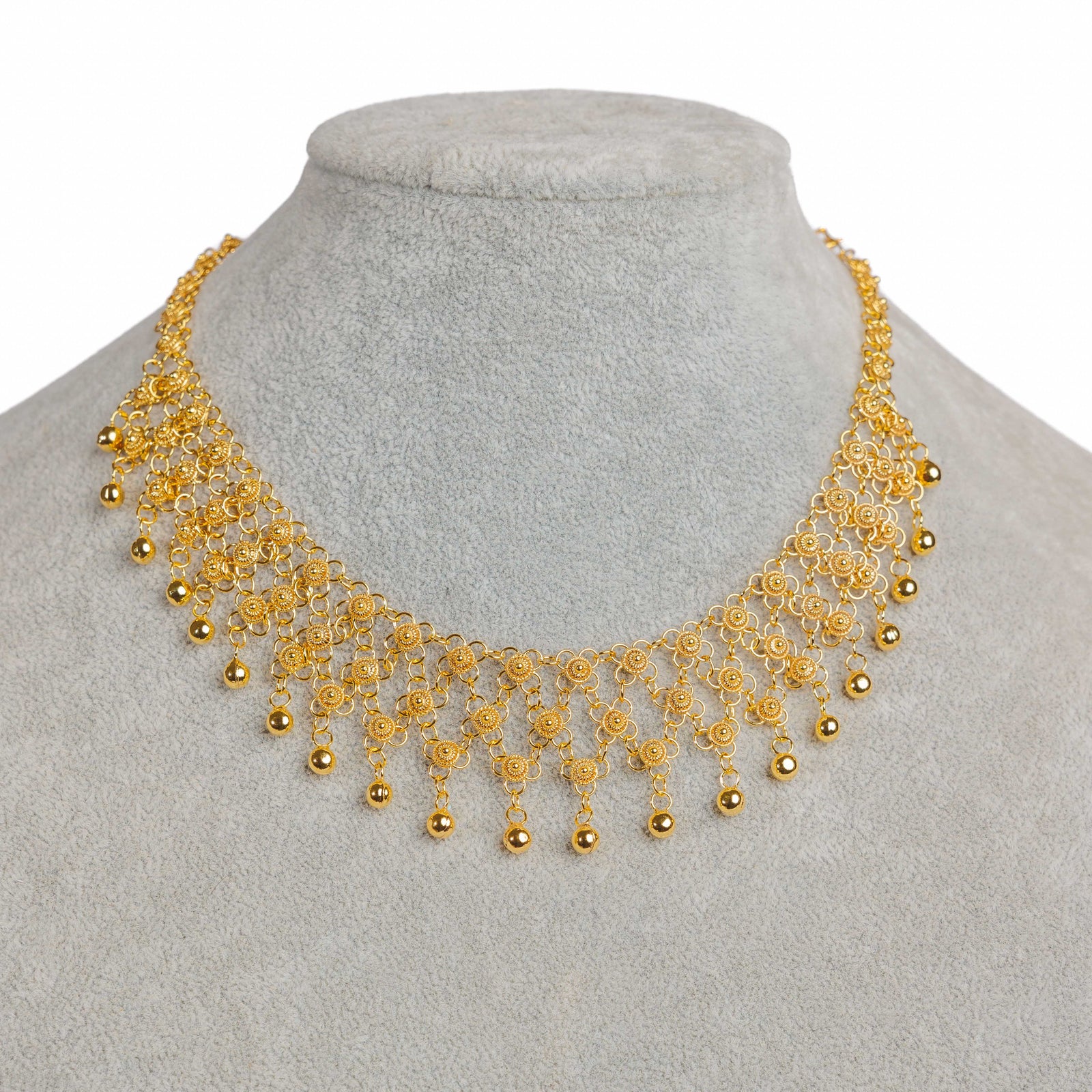 Turkish Necklace (D3) - Silver 925 & Gold Plated