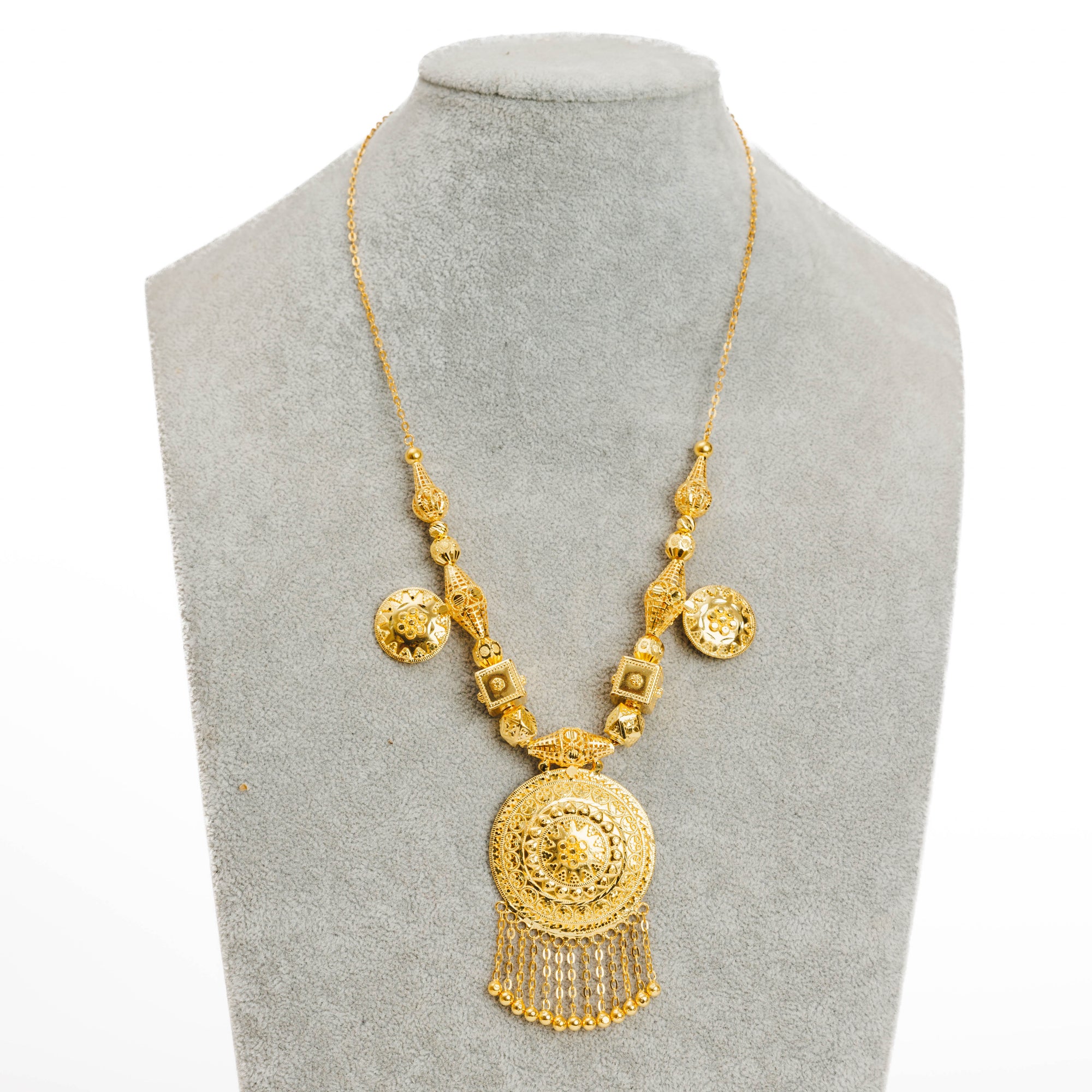 Traditional Necklace (D31)- Silver 925 & Gold Plated