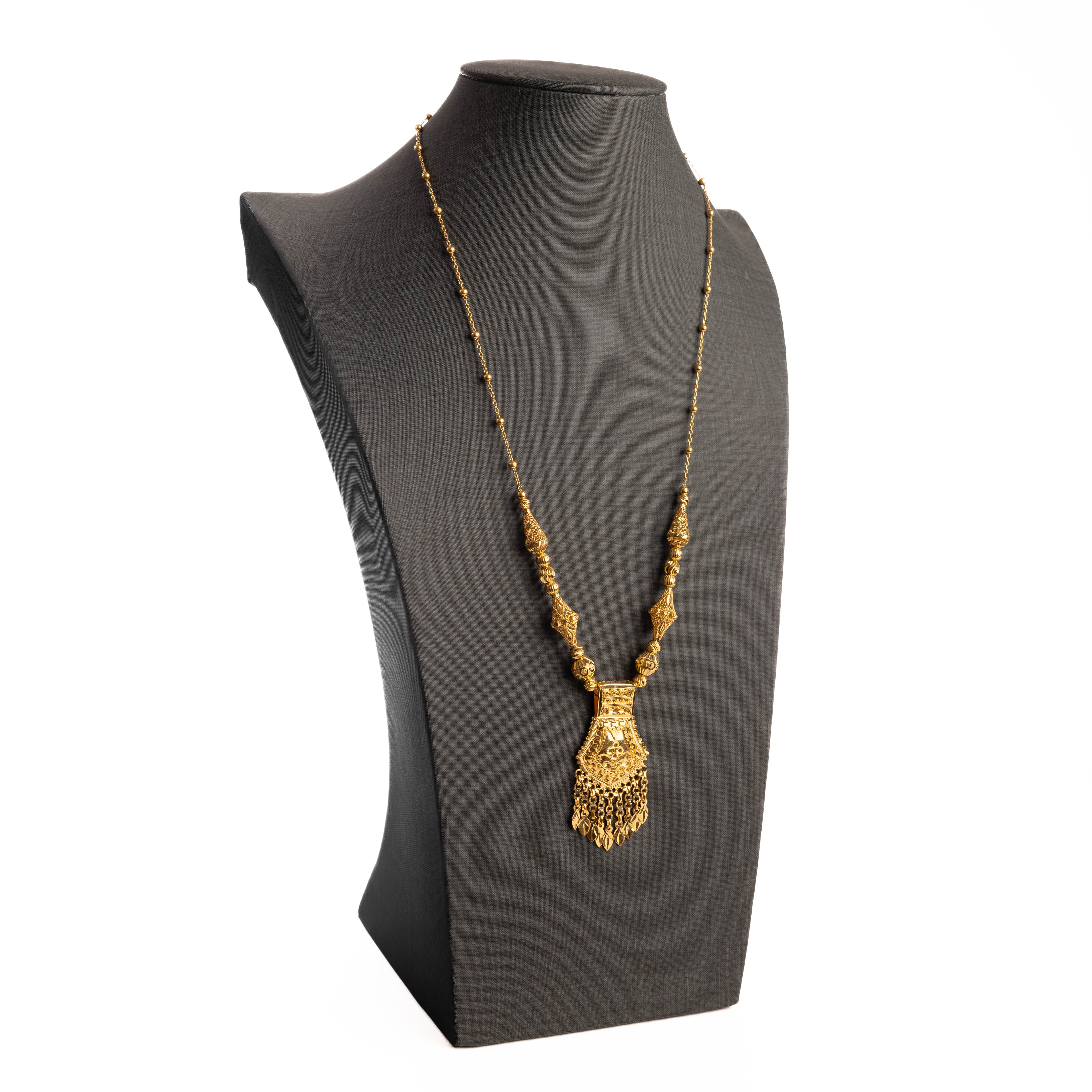 Traditional Mala (D57) - 925 Silver & 24K Gold Plated