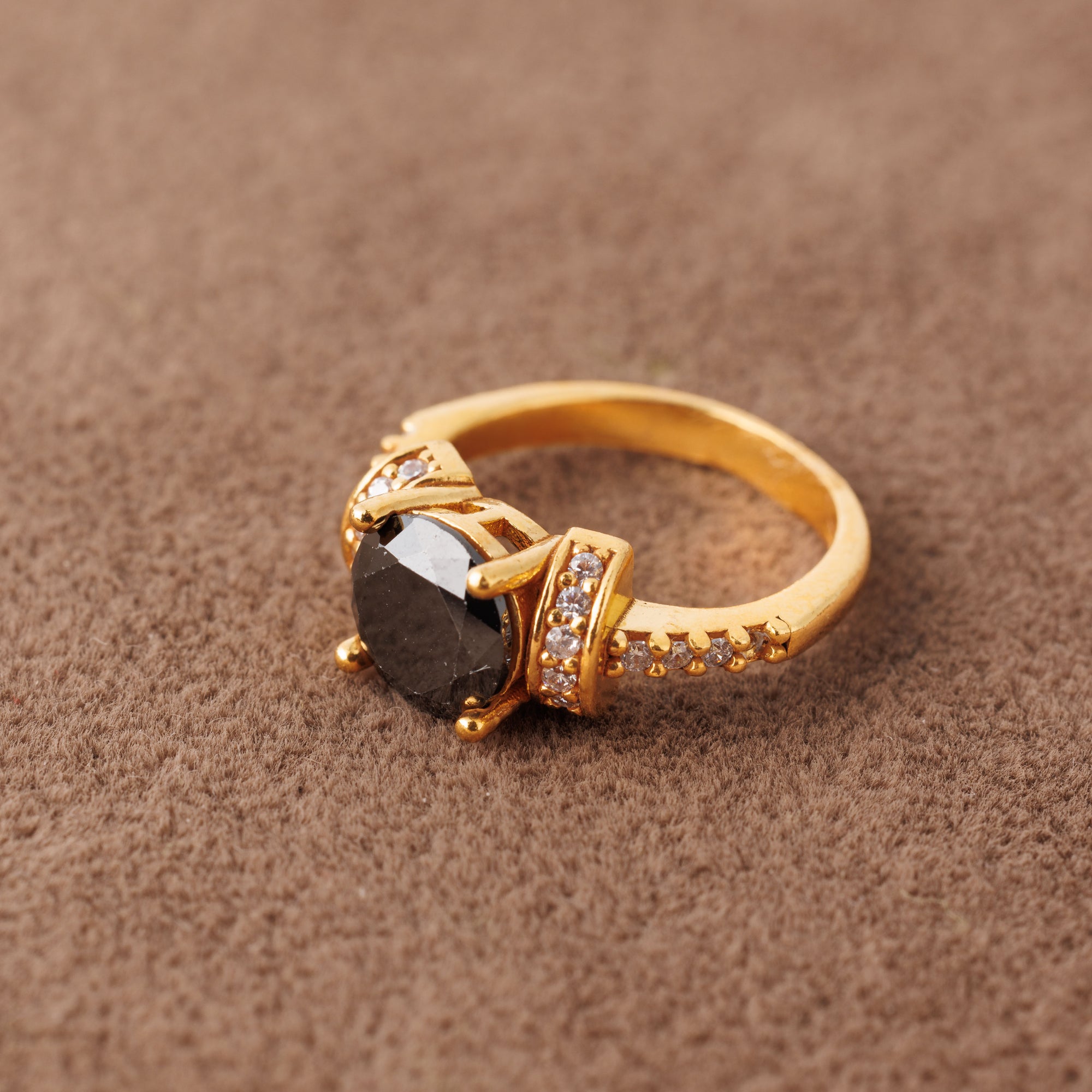 Fancy Ring (D8) - Silver 925 & Gold Plated