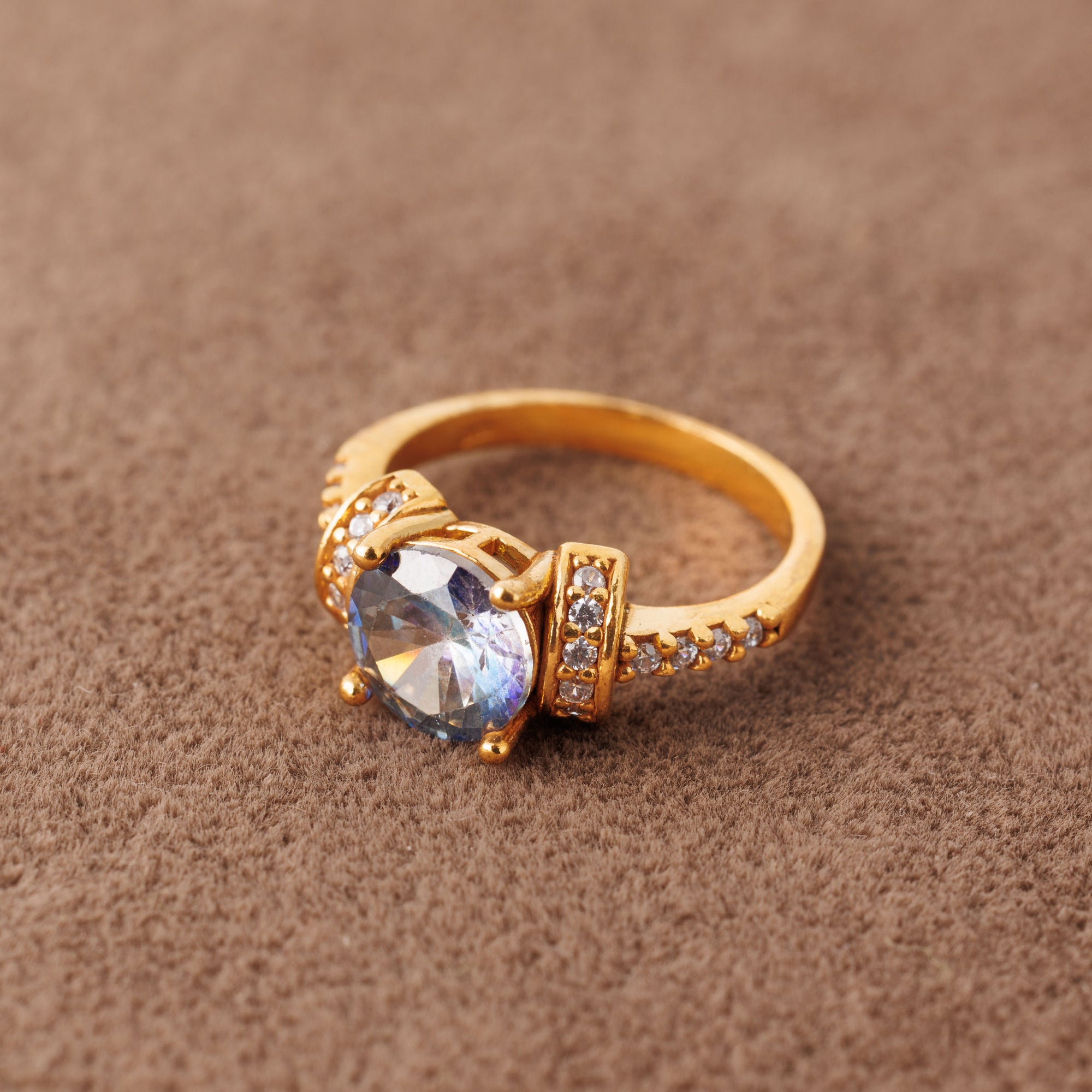 Fancy Ring (D8) - Silver 925 & Gold Plated