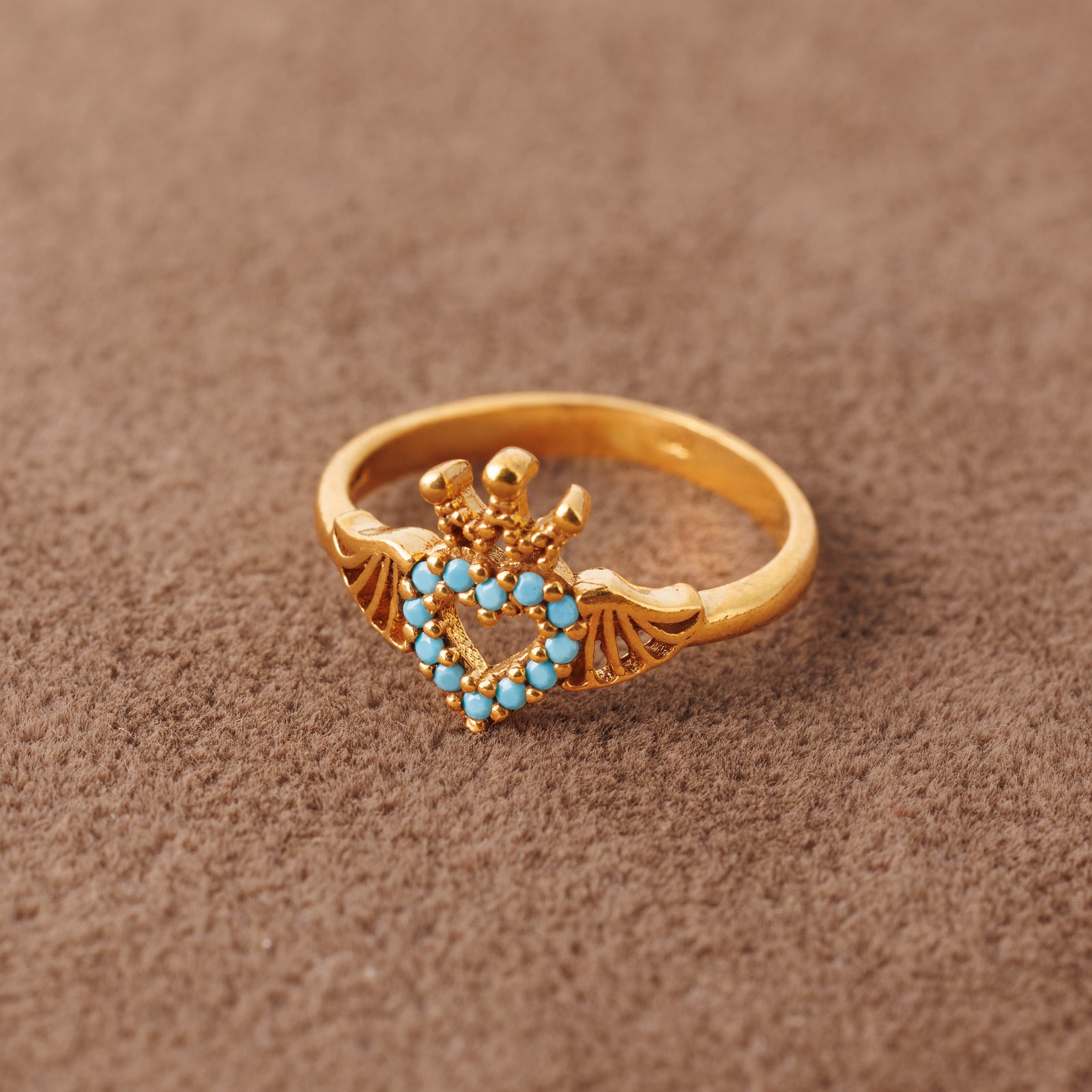 Zircon Ring (D26) - Silver 925 & Gold Plated