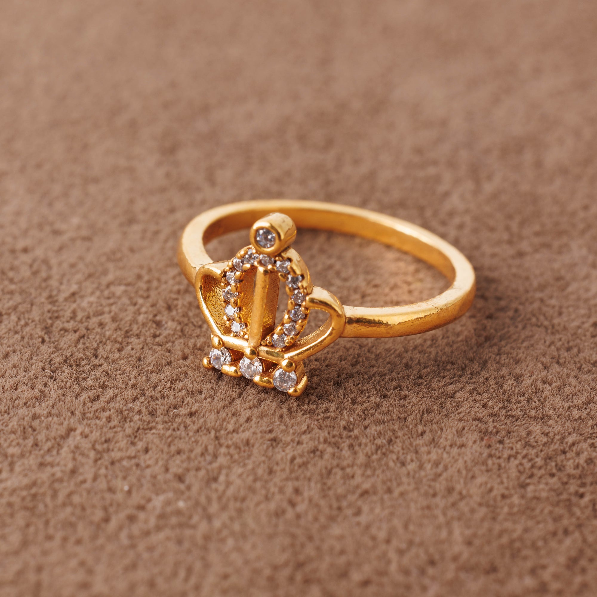 Zircon Ring (D15) - Silver 925 & Gold Plated