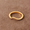 Zircon Ring (D19) - Silver 925 & Gold Plated