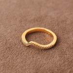 Zircon Ring (D19) - Silver 925 & Gold Plated