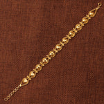 Dye cast & Chain Bracelet (D10) - Silver 925 & Gold Plated