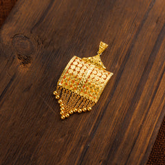 Square Pendant 11 - 925 Silver & 24K Gold Plated