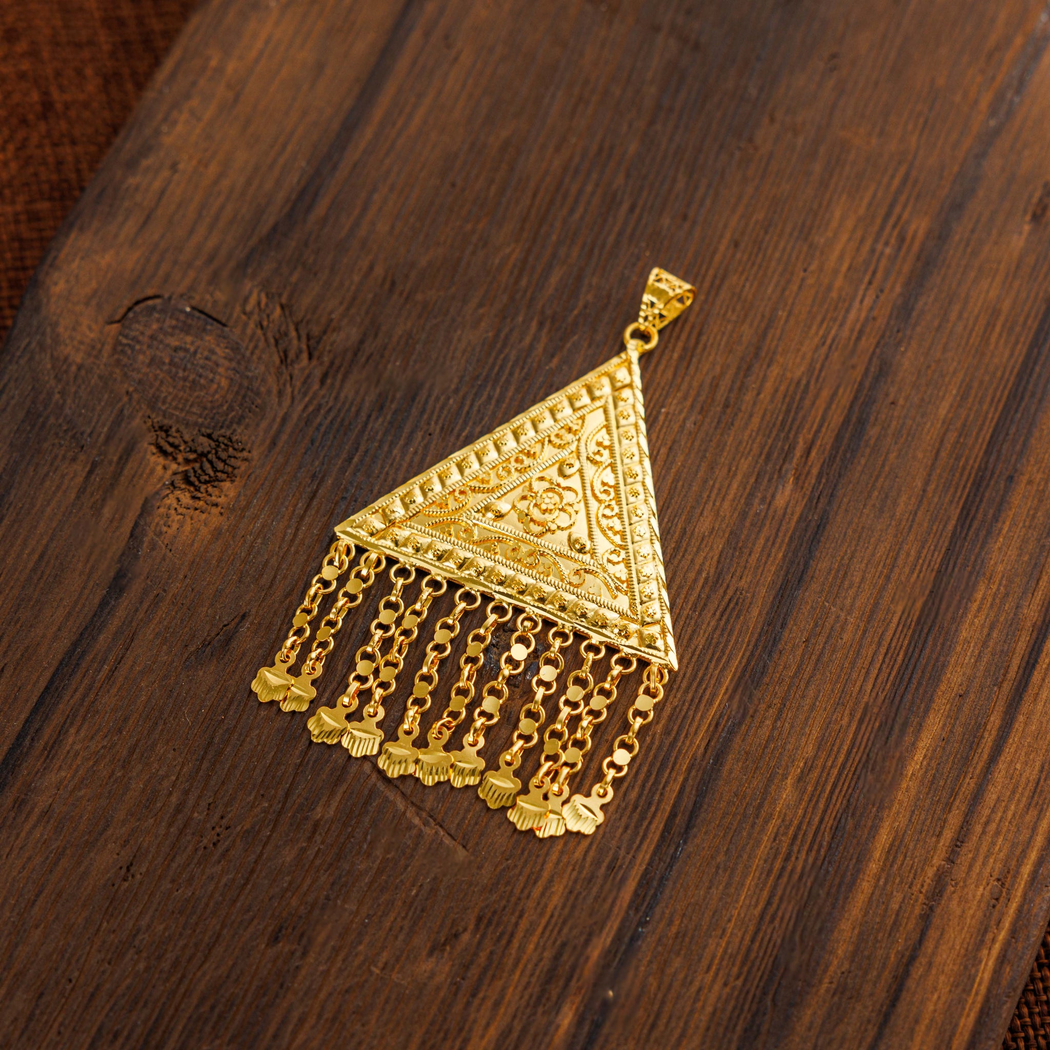 Traditional Pendants (D47) - Silver 925 & Gold Plated'