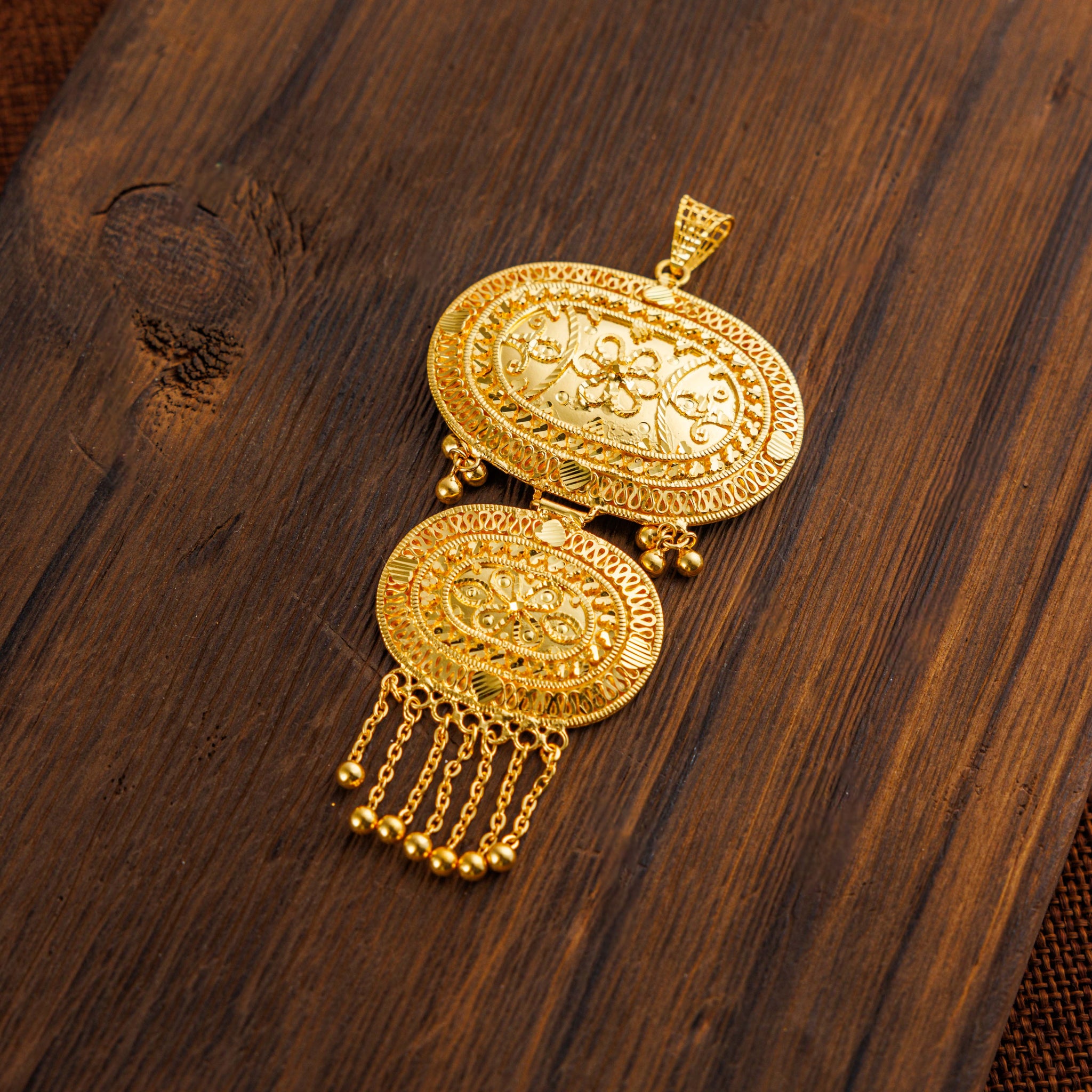 Traditional Pendants (D42) - Silver 925 & Gold Plated