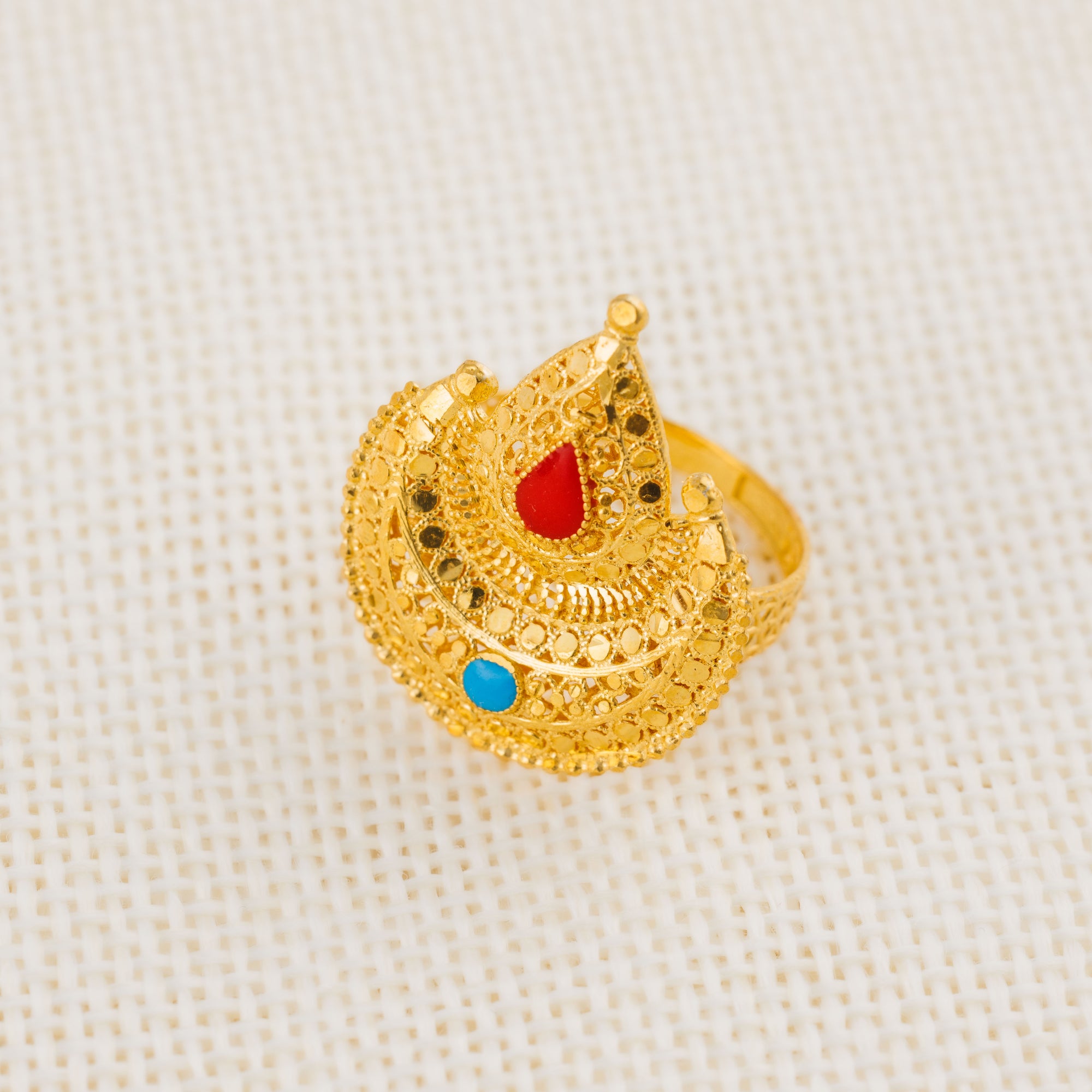 Moon Rings with Mina (D1) - Silver 925 & Gold Plated