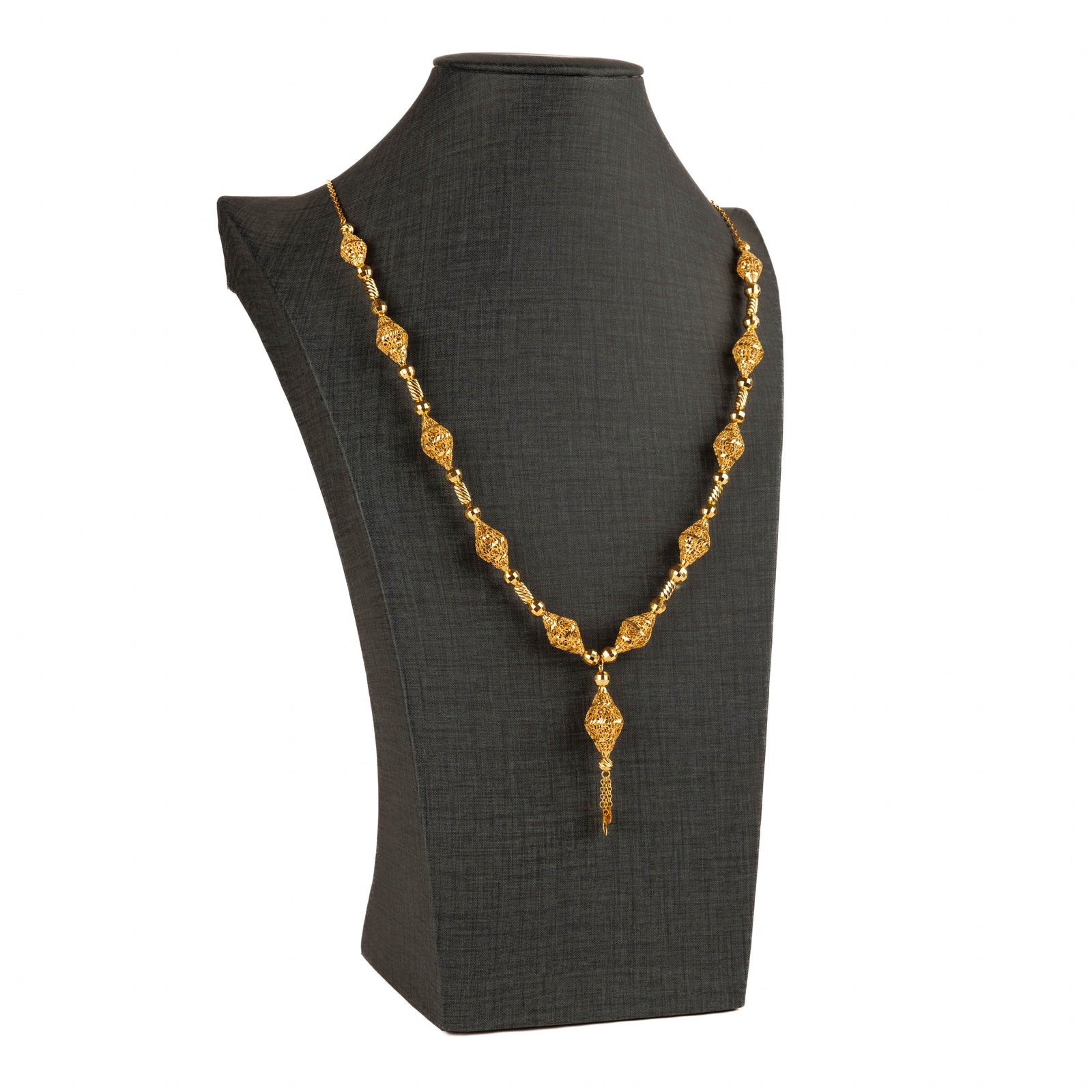 Beads Mala (D35) - Silver 925 & Gold Plated