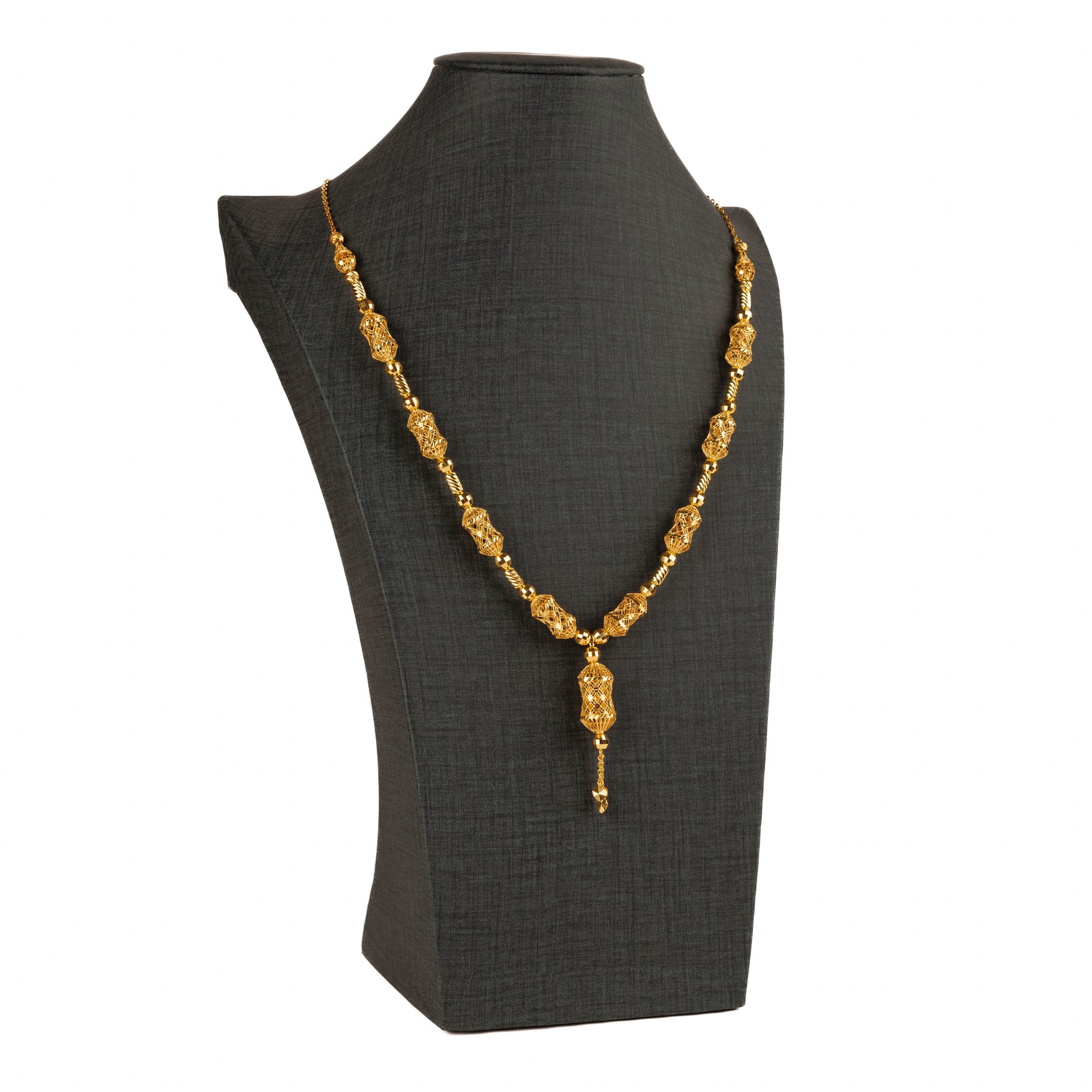 Beads Mala (D38) - Silver 925 & Gold Plated