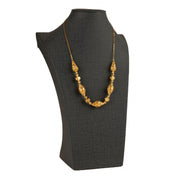 Half Beads Mala (D1) - 925 Silver & 24K Gold Plated