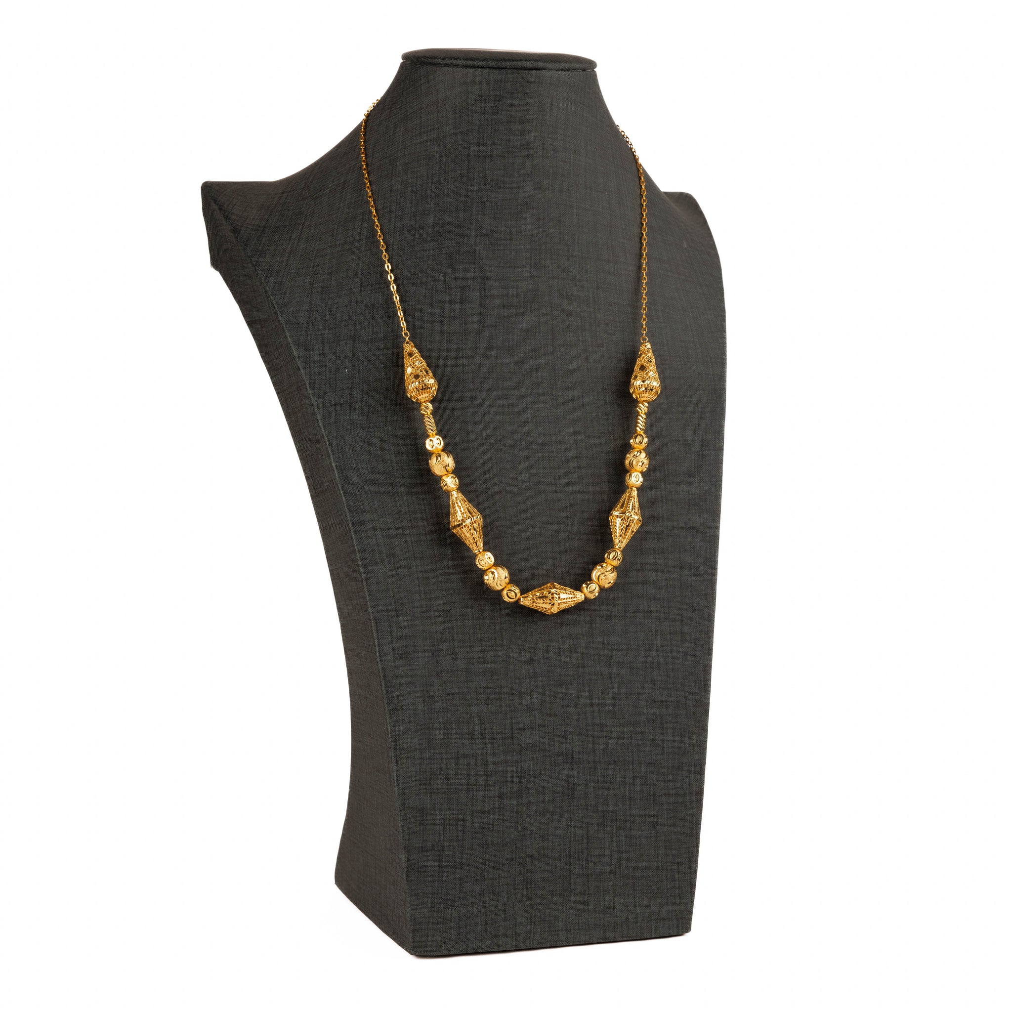 Half Beads Mala (D2)- Silver 925 & Gold Plated