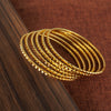 Laser Bangle (KD7) - Silver 925 & Gold Plated