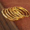 Adult's Bangles (D22-K) - Silver 925 & Gold Plated