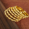 Adult's Bangles (D1-K) - Silver 925 & Gold Plated