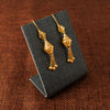 Barrel Shaped Earrings (D5) - Silver 925 & Gold Plated