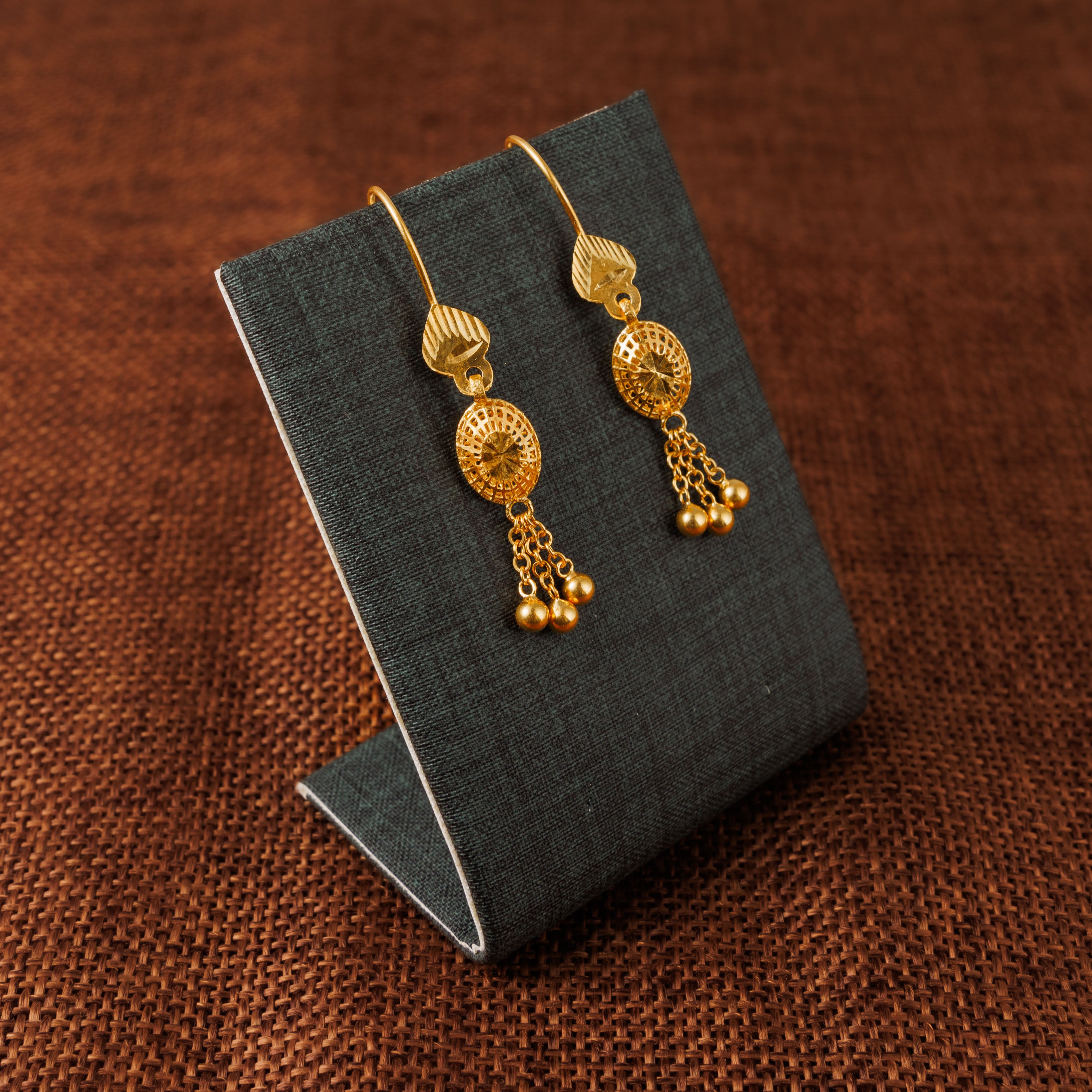 Kid's RP Earrings (D6) - 925 Silver & 24K Gold Plated