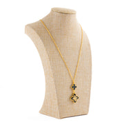 Choker Pendant (D86) - 925 Silver & 24K Gold Plated