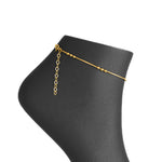 Anklet (D27) - Silver 925 & Gold Plated