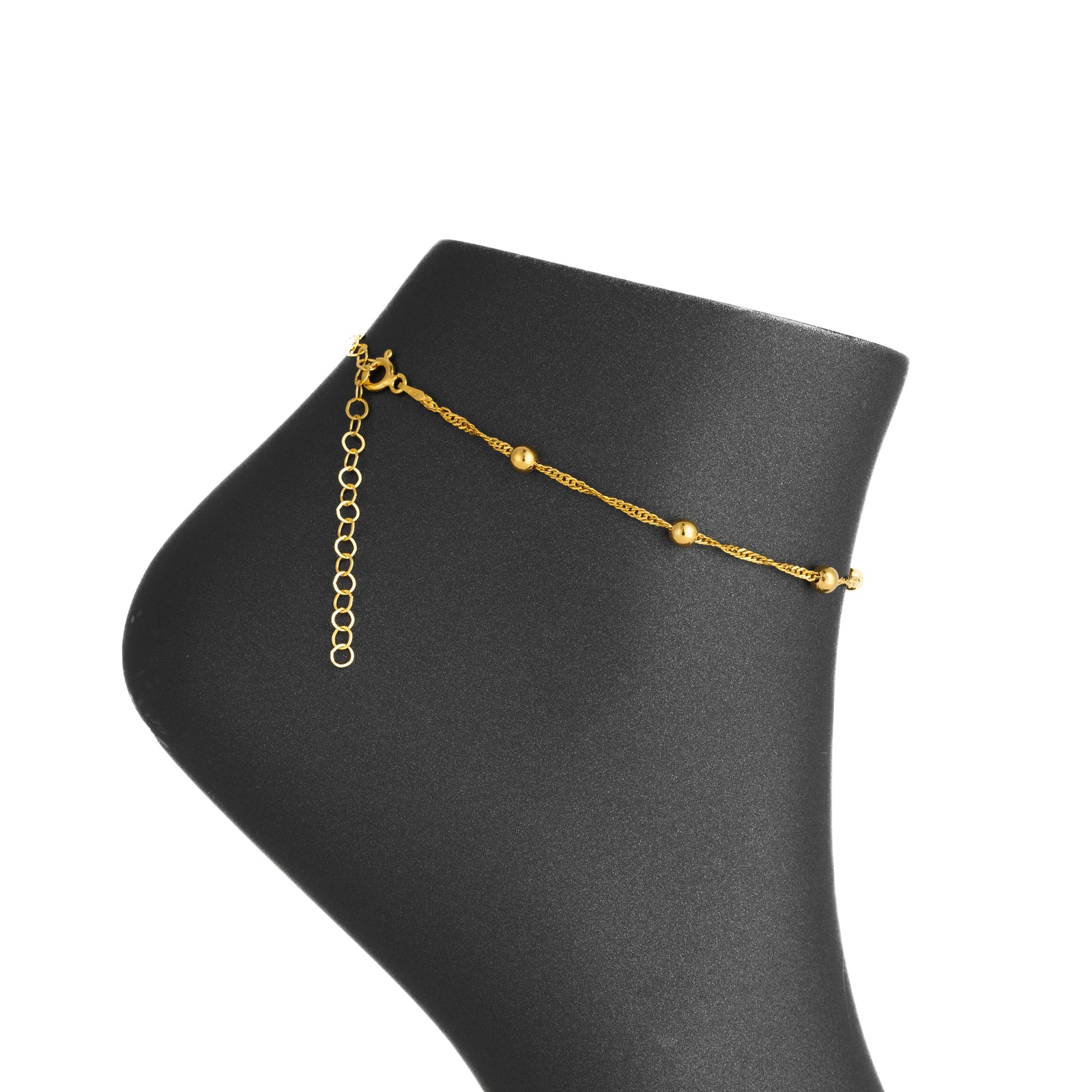 Anklet (D24) - Silver 925 & Gold Plated