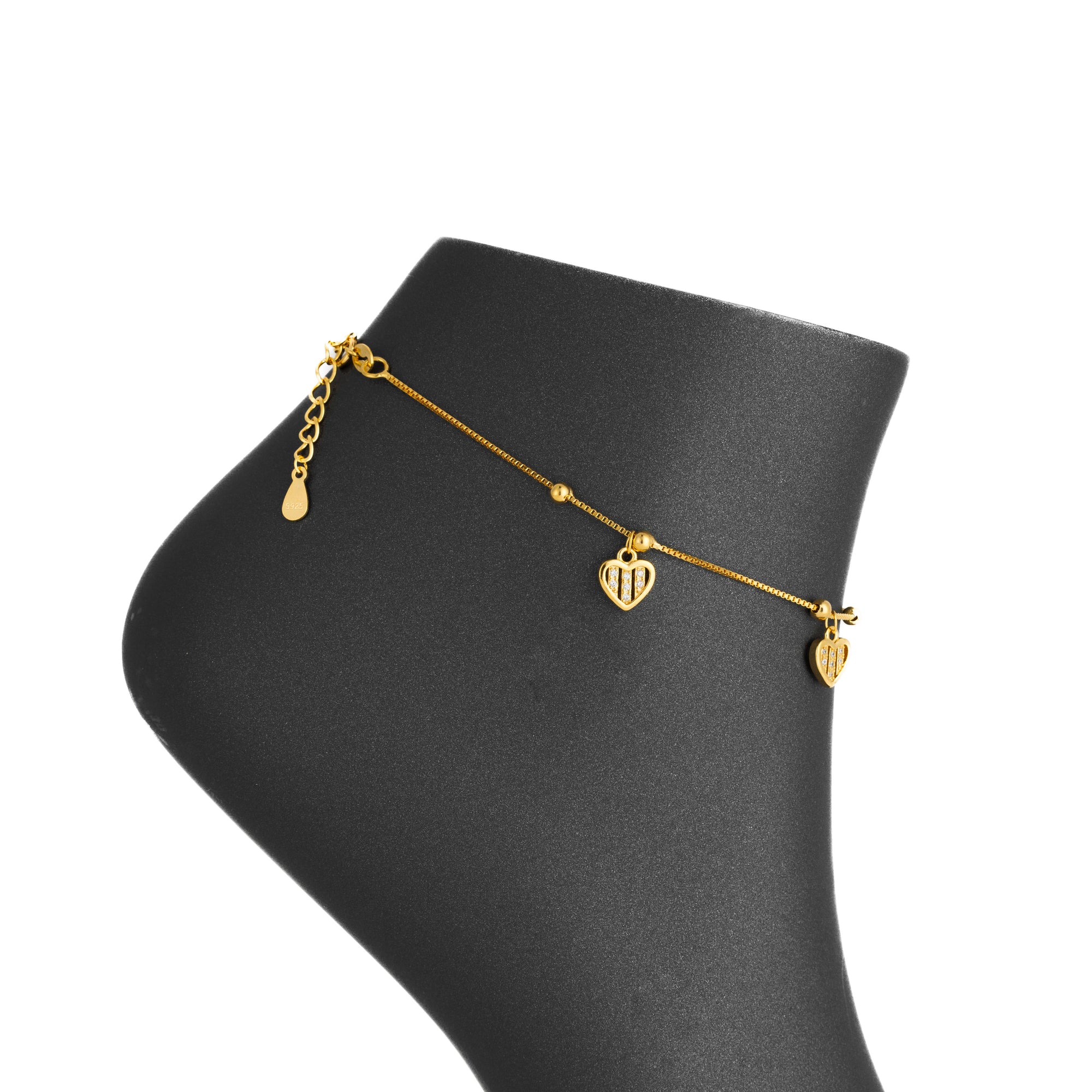 Anklet (D32) - Silver 925 & Gold Plated