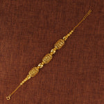 RP Beads & Ball Bracelet (D52) - Silver 925 & Gold Plated