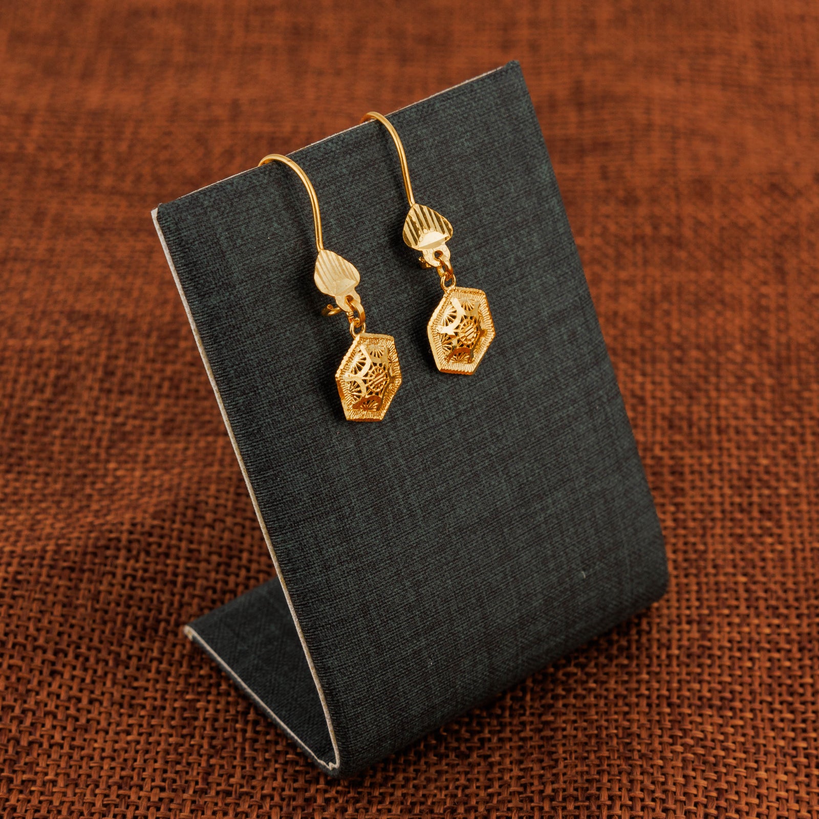 Kid's Casting Earrings (D20) - Silver 925 & Gold Plated