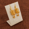 Barrel Shaped Earrings (D8) - Silver 925 & Gold Plated