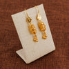 Barrel Shaped Earrings (D3) - Silver 925 & Gold Plated