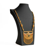 Moon Shaped Mala (B-D12) - Silver 925 & Gold Plated