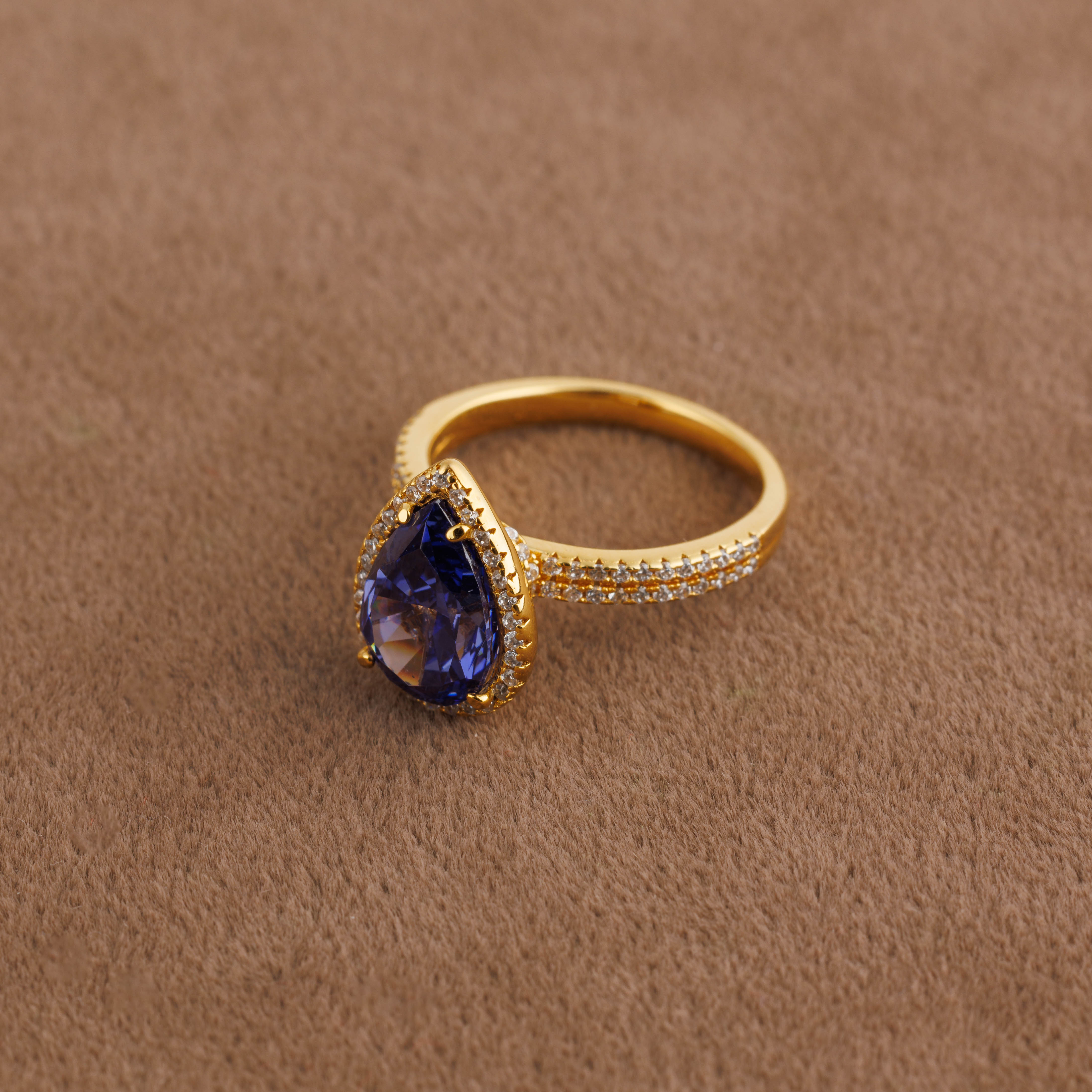 Fancy Ring (D3) - Silver 925 & Gold Plated