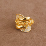 Turkish Ring (D6) - Silver 925 & Gold Plated